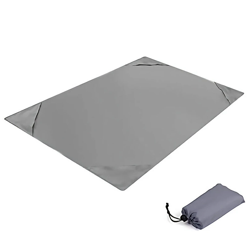 (image for) 1.4*2m Picnic Mat Lightweight Waterproof Floor Mat Mini Folding Beach Mat Outdoor Camping Blanket