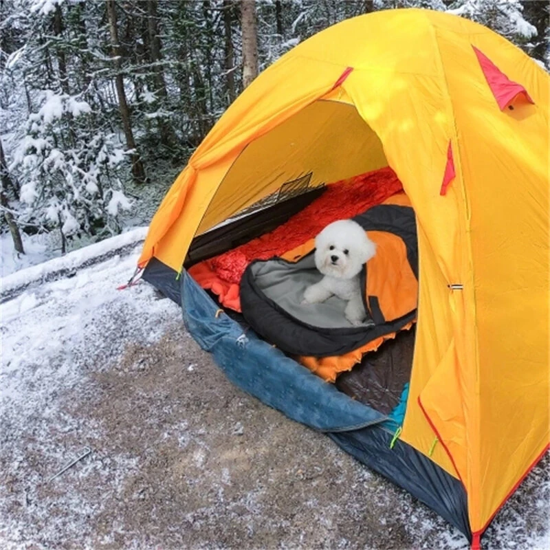(image for) IPRee Outdoor Pet Dog Sleeping Bag Adjustable Temperature Heating Dog Bed Camping Pet Warm Sleeping Bag